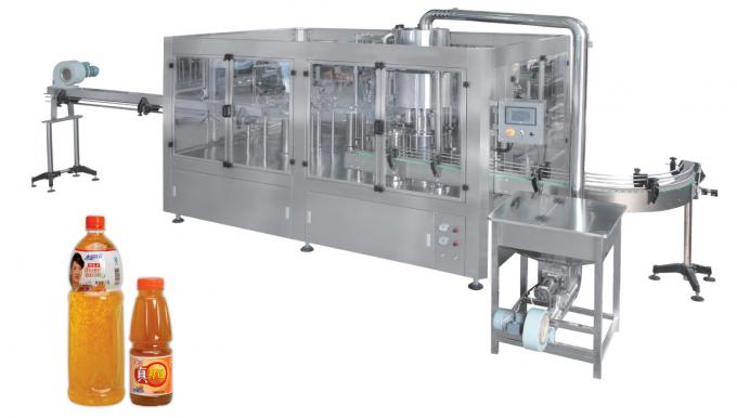 Automatische 4 in 1 Saft-Füllmaschine 4000 - 6000 BPH-Flaschen-füllender Ausrüstung 1