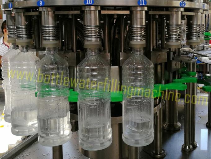 6000B/H schließen Trinkwasser-Flaschen-Füllmaschine mit PLC + Touch Screen ab 1