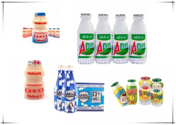 Automatische HDPE Flaschen-Milch u. Saft-waschende füllende Aluminiumfolie-Dichtungs-Maschine 0