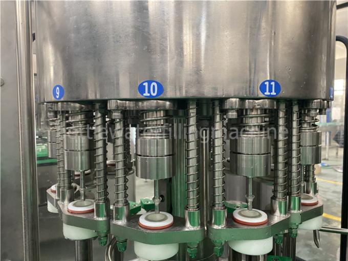 4.88kw 350ml Rotative ausspülender Drehkopf 25 Grad-Glasflaschen-Juice Filling Machines 1