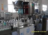 Glass Bottle Hot Juice Filling Machines , Automatic Water Bottling Plant
