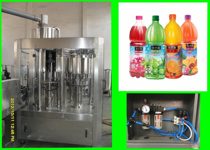 Professional Fruit Juice Hot Filling Machine / Plant With ISO CE SGS Certificates