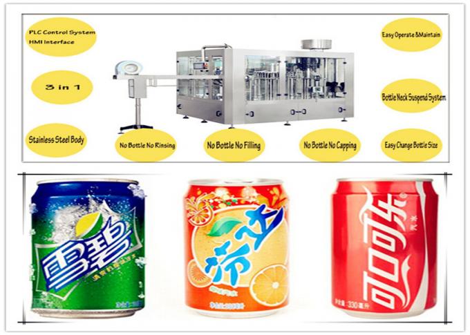 Automatische gekohlte Getränkefüllmaschine mit Klipp-Engpass-Technologie 1