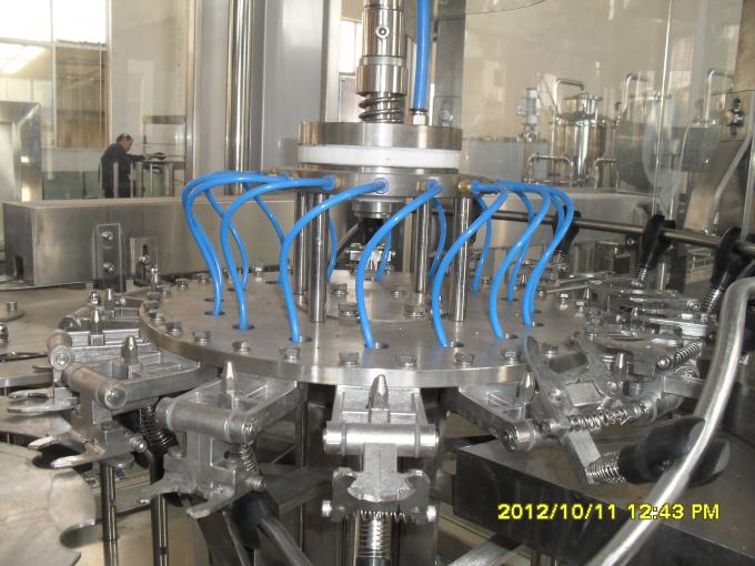 12kw versilbern Flaschenabfüllmaschine des Warmeinfüllensafts mit Massen-Frequenz-Steuerung 1
