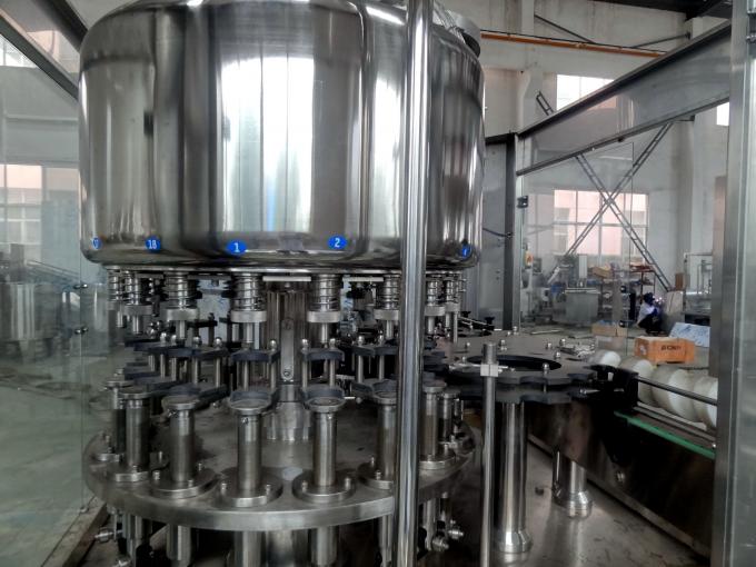 6.68kw reinigte die Milchglasflasche, die Maschine 2 in-1 für kleine Fabrik füllt und mit einer Kappe bedeckt 1