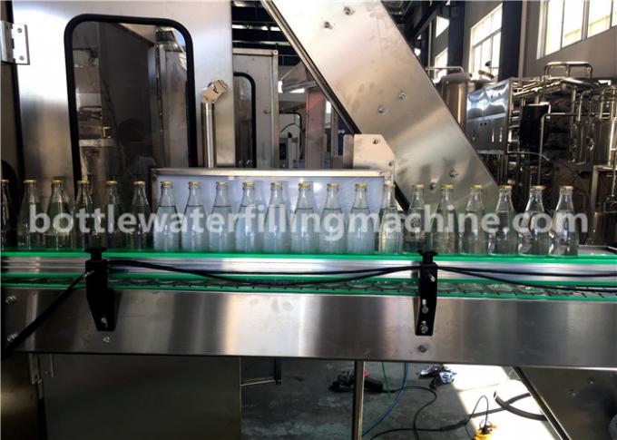 kleiner GlasFüllmaschine-Deutschland gereinigter reiner Wasser-MineralAbfüllbetrieb der flaschen-4.23KW 0