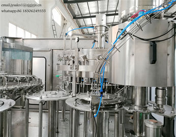 Complete Carbonated Drink Filling Machine / Bottling Juice Equipment