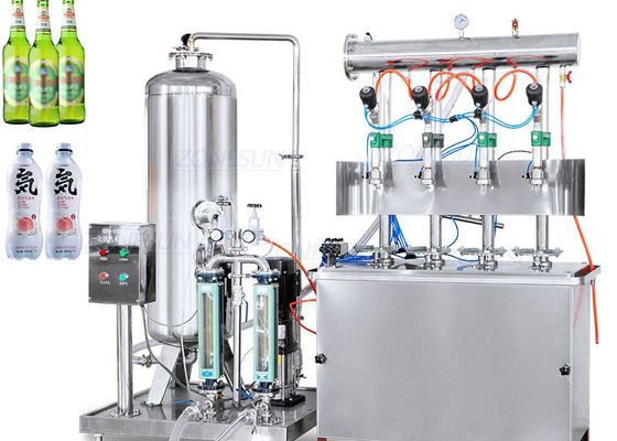 ISO-CER automatische gekohlte Getränk-Füllmaschine Juice Aluminum Can SUS304